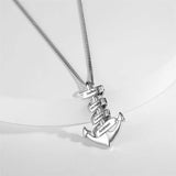 Engraved Name Pendant Necklace Personalized Stainless Steel Jewelry for Women