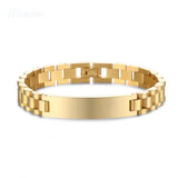 Personalized ID Name Stainless Steel Bracelet