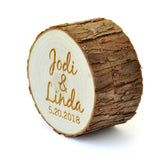 Personalized Wedding Ring Wooden Jewellery Display Box