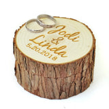 Personalized Wedding Ring Wooden Jewellery Display Box