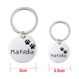 Engraved Pet Dog ID Tag Personalized Cat Puppy ID Tag Pet Dog Collar Accessories