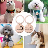 Engraved Pet Dog ID Tag Personalized Cat Puppy ID Tag Pet Dog Collar Accessories
