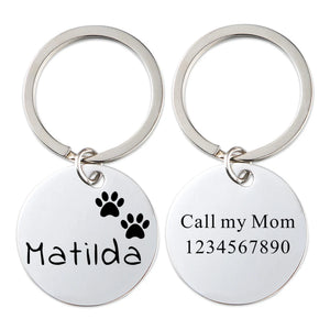 Engraved Pet Dog ID Tag Personalized Cat Puppy ID Tag Pet Dog Collar Accessories