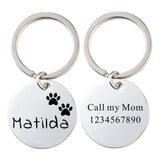 Engraved Pet Dog ID Tag Personalized Cat Puppy ID Tag Pet Dog Collar Accessories
