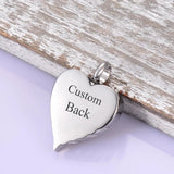 Angel Wings Urn Necklace for Ashes Memory Jewelry