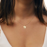 Stainless Steel Baby Feet Name & Birthday Pendant Necklace