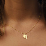 Stainless Steel Baby Feet Name & Birthday Pendant Necklace