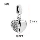 Angel Wings Heart Urn Pendant Stainless Steel Cremation Jewelry