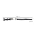 Engraved Stainless Steel Mesh Watch Wristband for Men