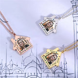 Personalized Family Birthstone Necklace with Engraving