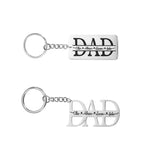 Daddy Engraved Letter Key Chain Personalized Family Couple Car keychain