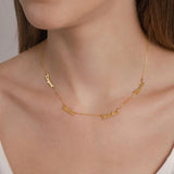 Family Names Necklace Personalized Stainless Steel Nameplate Jewellery