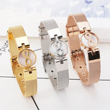 Family Name Bracelet Stainless Steel Rose Infinity Bracelet Watchband