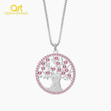 Family Tree Of Life Initials Name Necklace For Women