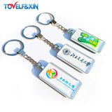 Family Group Photo Double Side Keychain Anime Logo DIY Car Key Ring