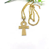 Personalized Ankh Cross Necklace Stainless Steel Jewelry