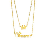 Double Layer Necklace Personalized Butterfly Pendant Necklace Women Jewelry