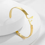 Custom Arabic Name Bangle for Her