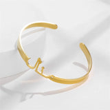 Custom Arabic Name Bangle for Her