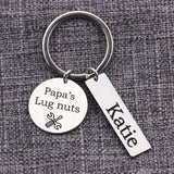 Personalized Kids Names Keyring for Dad - Family Memorial Gift