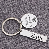 Personalized Kids Names Keyring for Dad - Family Memorial Gift