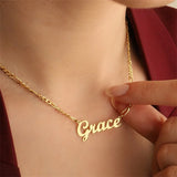 Personalized Stainless Steel Name Necklace Gift