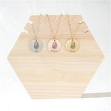 Personalized Fingerprint Necklace Stainless Steel Pendant