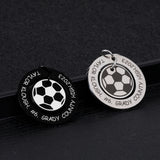 Personalized Football Keychain with Name and Jersey Number