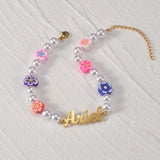 Personalized Name Bracelet Stainless Steel Women Girls Christmas Gift