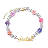 Personalized Name Bracelet Stainless Steel Women Girls Christmas Gift