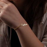 Personalized Name Bracelet Stainless Steel Pendant Jewelry