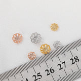 Hollow Flower Set Pearl Beaded Spacer DIY Bracelet Necklace Headpiece