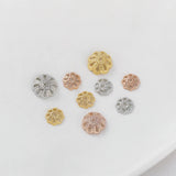 Hollow Flower Set Pearl Beaded Spacer DIY Bracelet Necklace Headpiece
