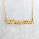 Greek Letter Necklace Chain Name Choker Gift