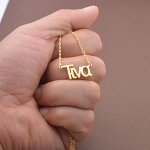 Personalized Greek Name Necklace for Women
