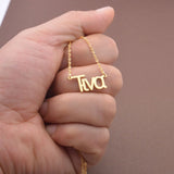 Personalized Greek Name Necklace for Women