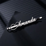 Stainless Steel Hair Clips Letters Word Hairpin