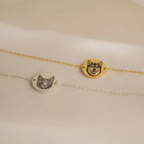Engraved Pet Photo Bracelet Stainless Steel Personalized Cat Dog Name Jewelry