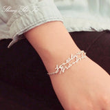 Handwriting Bangle, Signature Bangle, Customized Jewelry