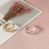 Heart Arabic Name Rings Personalized Jewelry Stainless Steel Two Farsi Names Eng