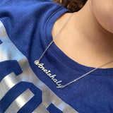 Personalized Heart Name Stethoscope Necklace for Women