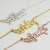 Heart Name Necklace Love Jewelry Personalized Nameplate Stainless Steel