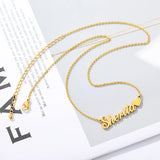 Heart Name Necklace Stainless Steel Pendant Personalized Jewelry