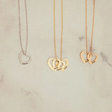 Personalized Heart Name Necklace Choker for Women Bff Friendship