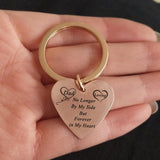 Heart-shaped Keychain - Dad Forever In My Heart
