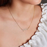 Personalized Hindi Name Necklace for Mother