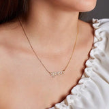 Personalized Hindi Name Necklace for Mother
