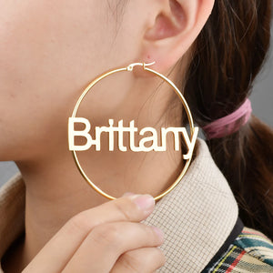 Personalized Hoop Earrings Dubai Wedding