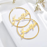 Personalized Hoop Earrings Dubai Wedding