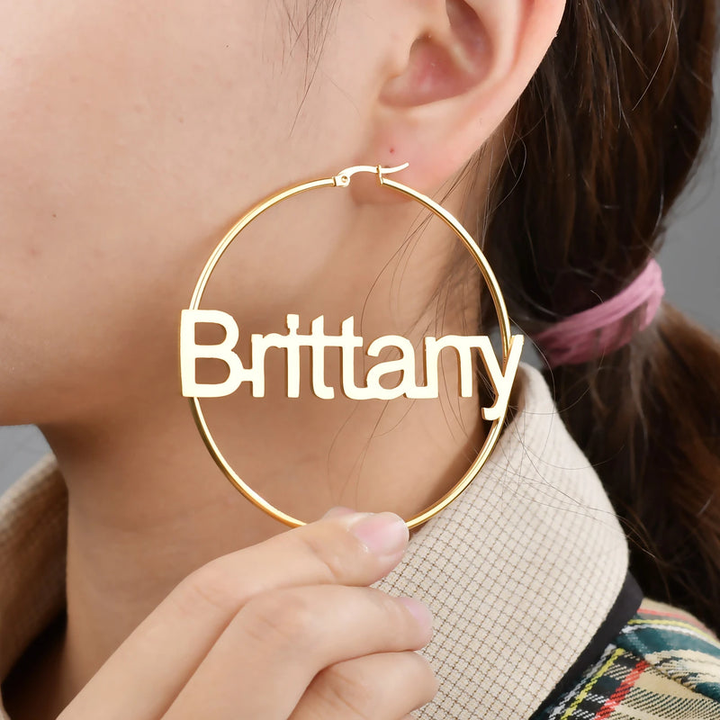 Personalized Hoop Earrings Dubai Wedding
